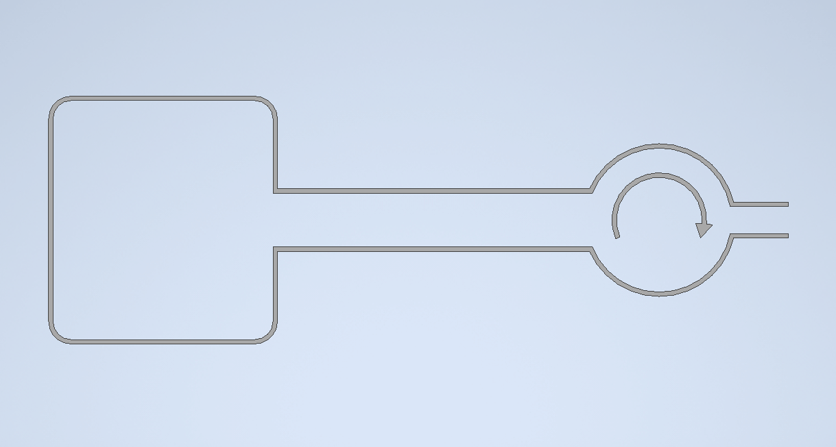Wide foreline schematic